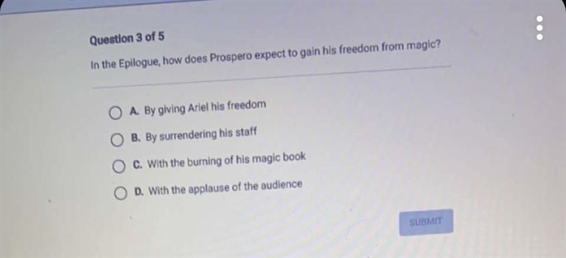 I’m the epilogue how does prosperous expect to gain his freedom from magic-example-1