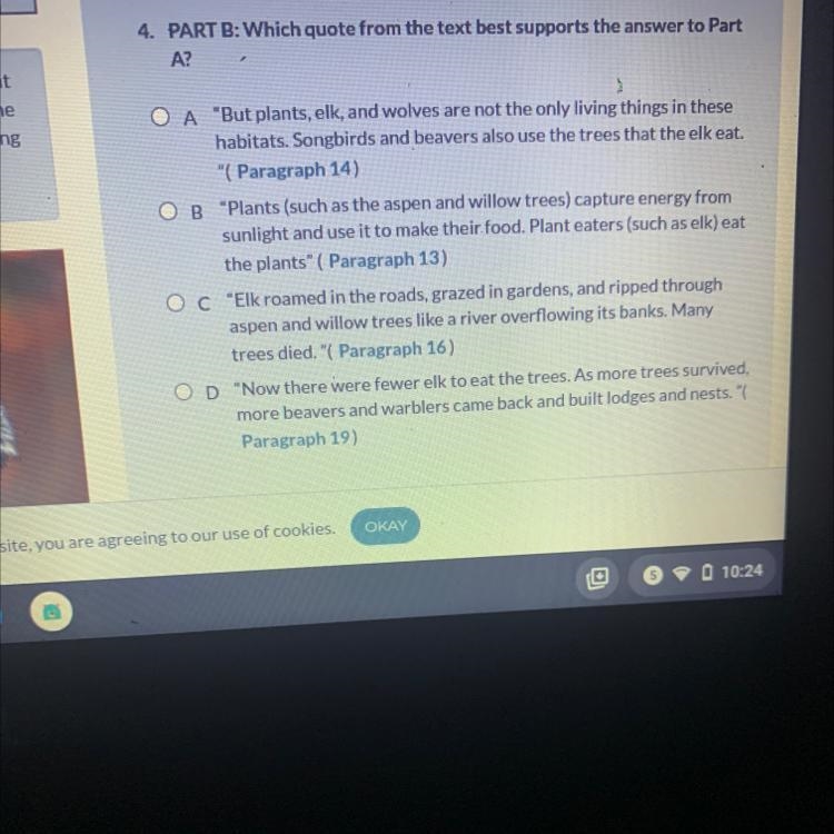 4. PART B: Which quote from the text best supports the answer to Part A? A "But-example-1