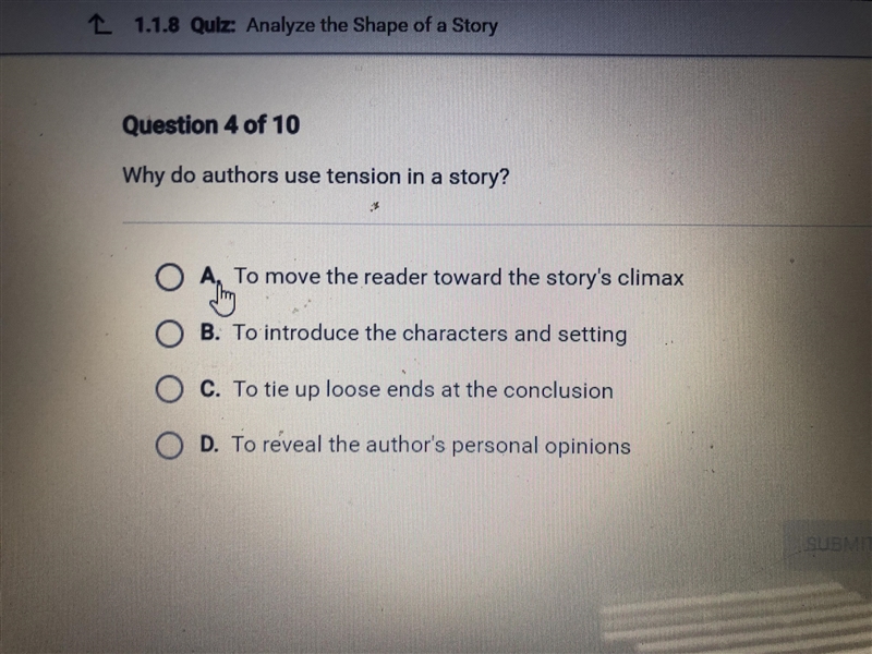 Why do authors use tension in a story?-example-1