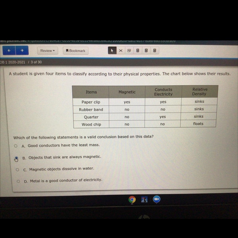 Which of the following statement is a valid conclusion based on this data?? pls HELP-example-1