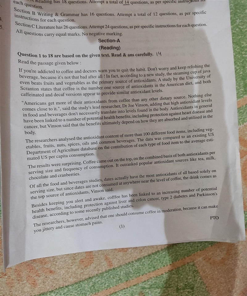 On what basis does coffee rankers the top of source of accident MCQ hai a due to consumption-example-1