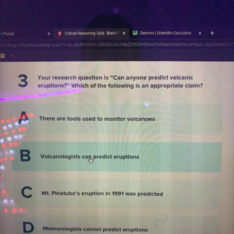 HELP!! WILL MARK BRAINLETS IF RIGHT!! Your research question is "Can anyone predict-example-1