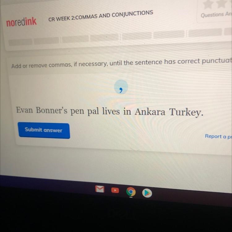 Evan Bonner’s pen pal lives in Ankara Turkey-example-1