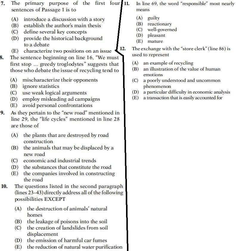 80 Points! Do not put random answers! Read passage one and passage two and answer-example-3