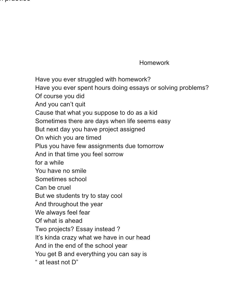 What should I improve in this poem? Plz help-example-1