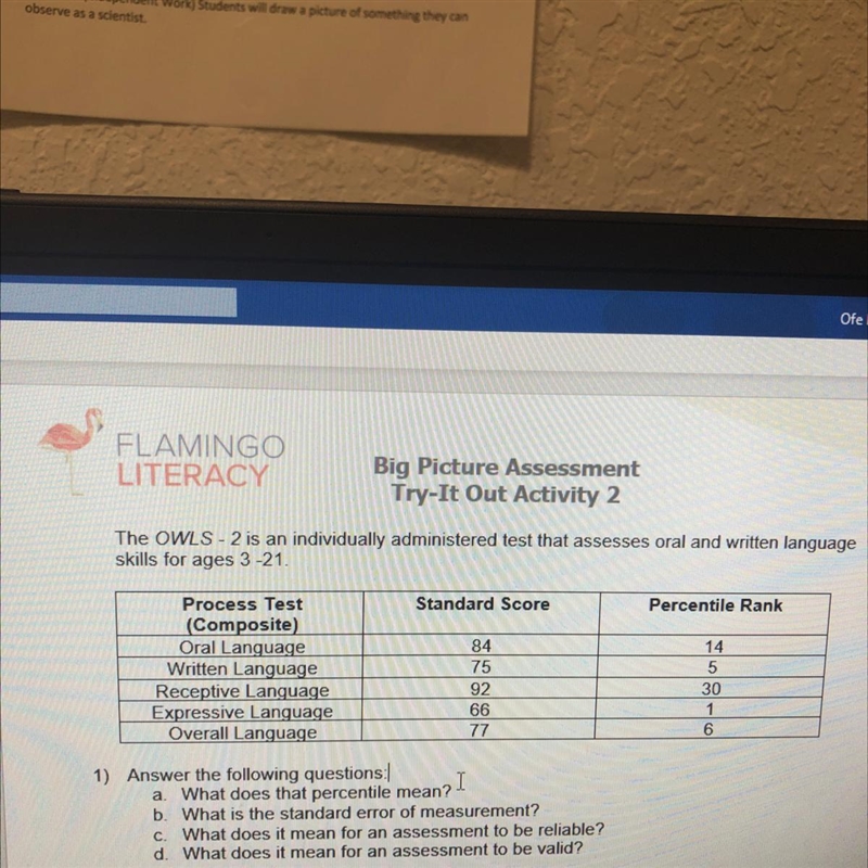 What does that percentile mean?-example-1