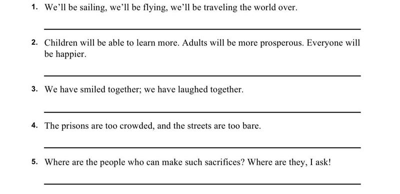 In persuasive texts, writers use rhetorical devices, patterns of writing that seek-example-2