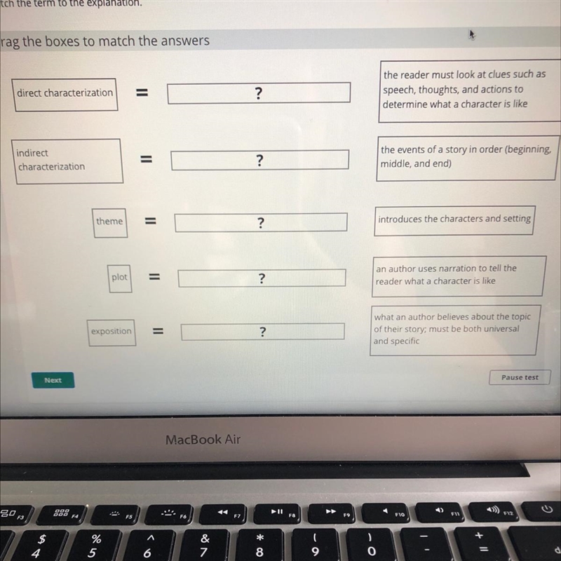 Please help I am so confused!! ASAP please help matching the answers-example-1