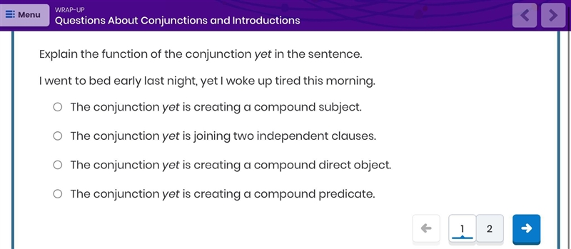 Explain the function of the conjunction pls-example-1