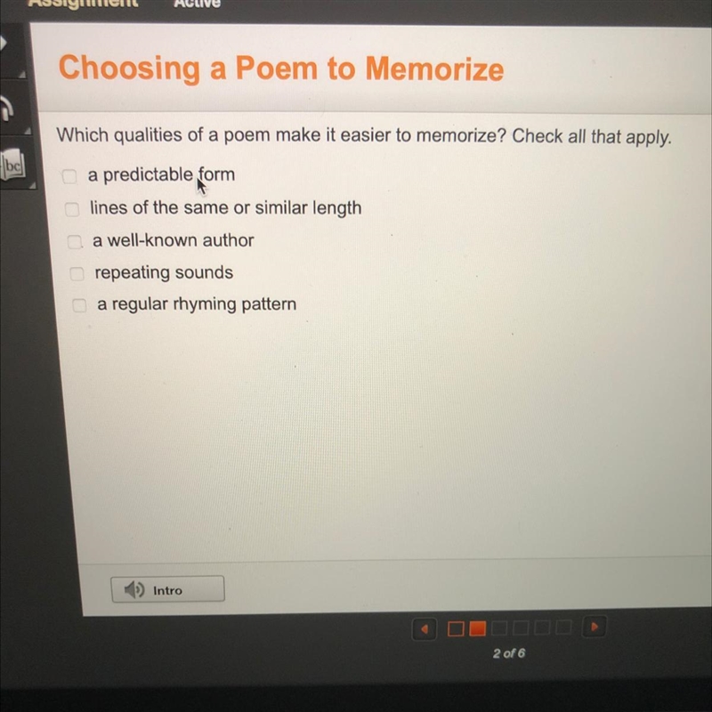 Which qualities of a poem make it easier to memorize￼?-example-1