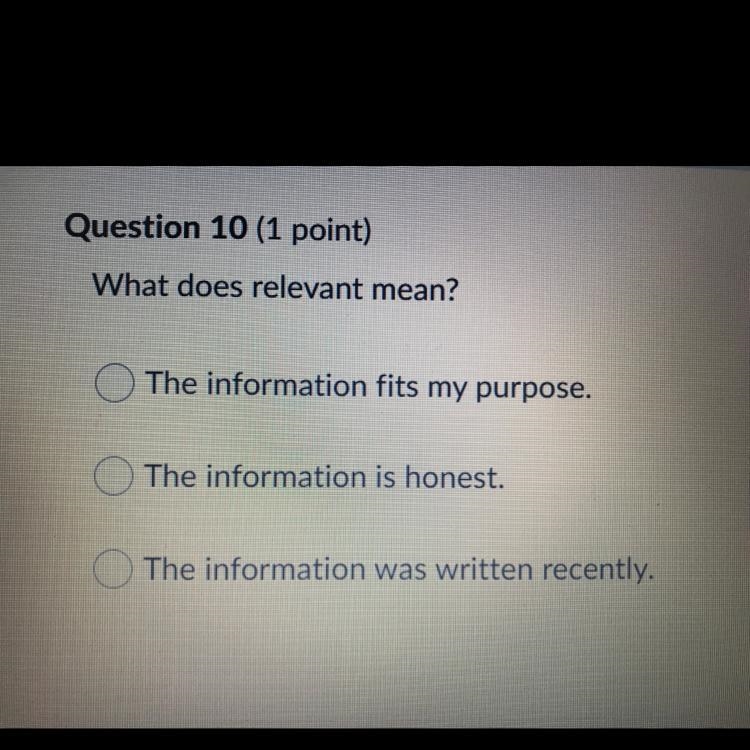 What does relevant mean? A, B or C-example-1