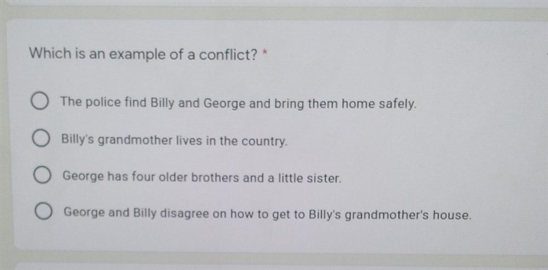 Which is an example of conflict?​-example-1