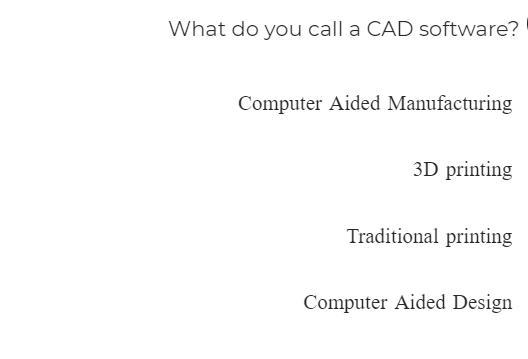 What do you call a CAD software?-example-1