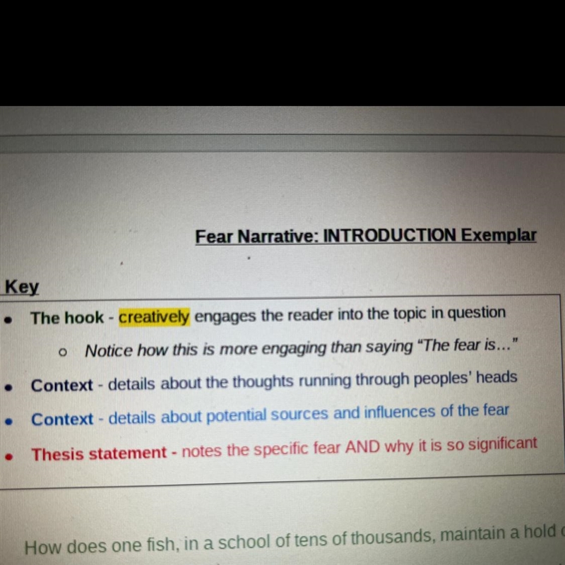 The fear is fear of darkness Helpppp please!!!!!-example-1