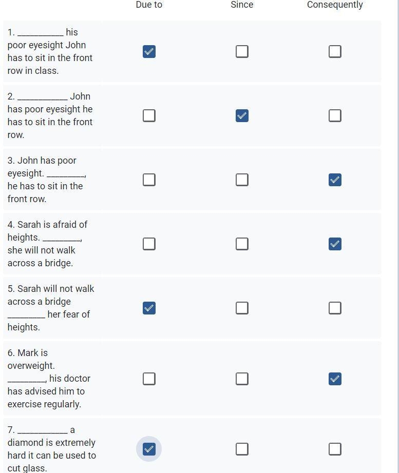 Hi I am student of language and I need if my answers are correct. Help me-example-1