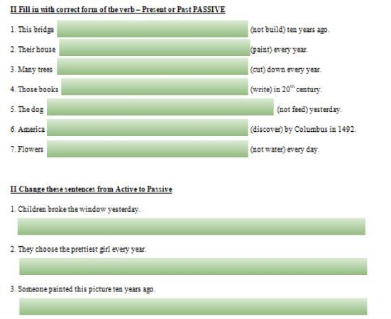 Present and past passive-example-1