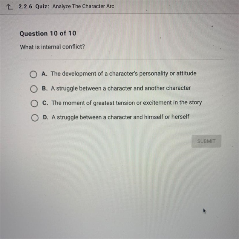 What is internal conflict?-example-1