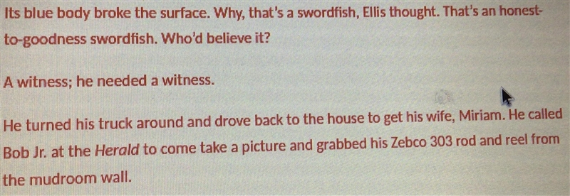 In his conversation with himself, Ellis reveals his feeling of... A= Amusement B= defensiveness-example-1