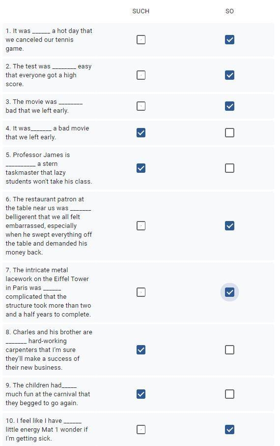 Hi I am student of language and I need know if my answers are correct. Help me-example-1