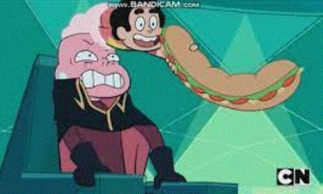 Non steven universe fans... Explain what is happening in this photo-example-1