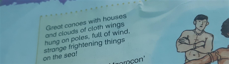 Can any one please tell me what this means cloth wings hung on poles?​-example-1