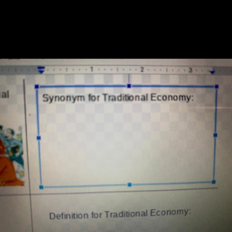 Synonym for Traditional Economy: Please respond quick-example-1