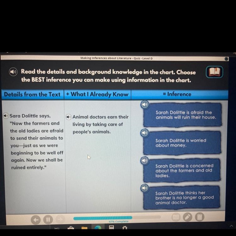 Read the details and background knowledge in the chart choose the best inference you-example-1