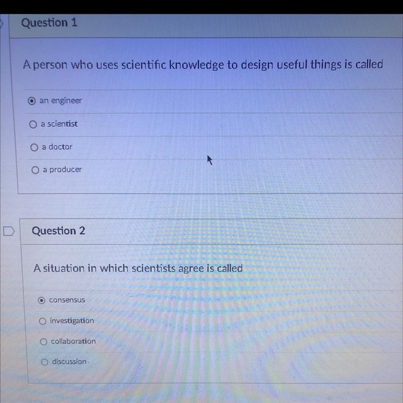 Are my answers correct, if not can someone please correct them for me?-example-1