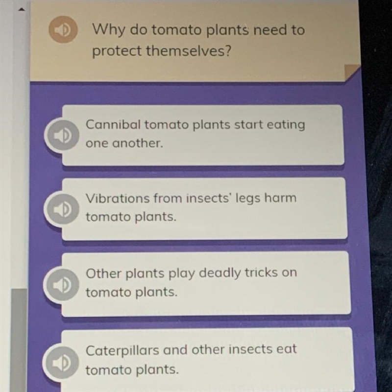 Why do tomato plants need to protect themselves? Cannibal tomato plants start eating-example-1