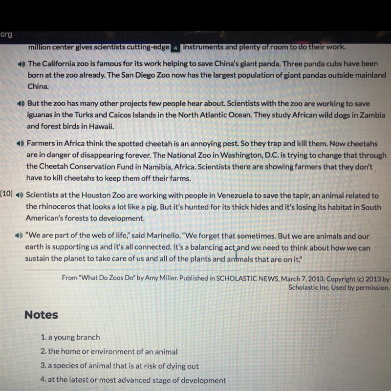 Which word is a synonym of “sustain” as it is used in paragraph 11. please help .-example-1