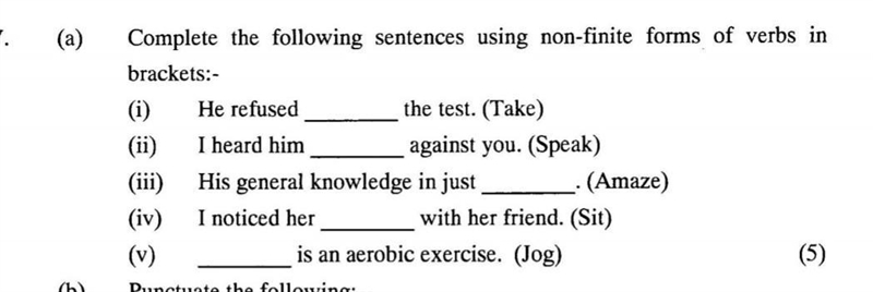 Solve this non infinite verbs​-example-1