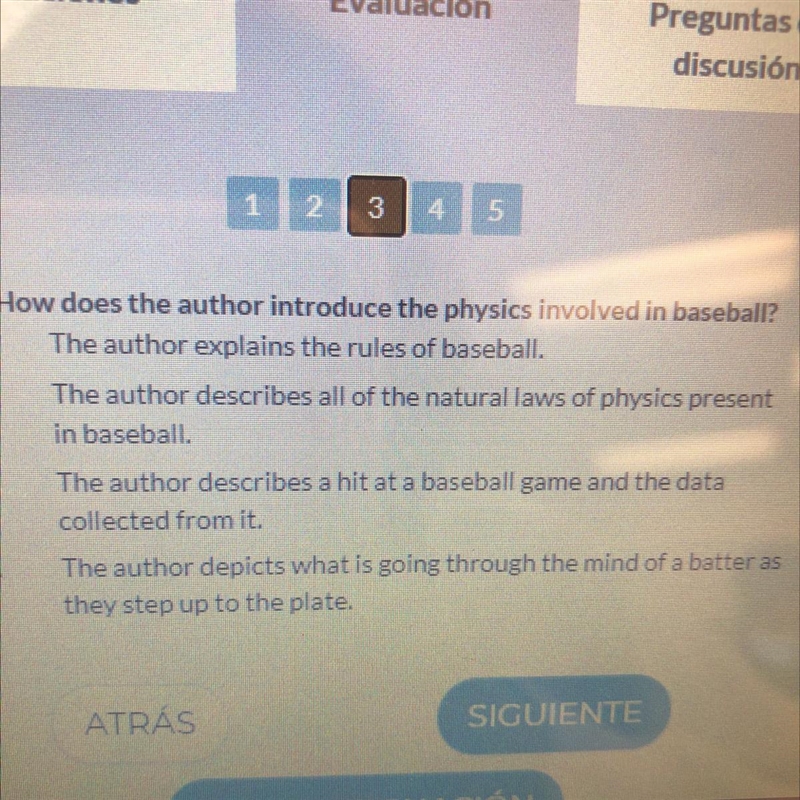 How does the author introduce the physics involved in baseball?-example-1