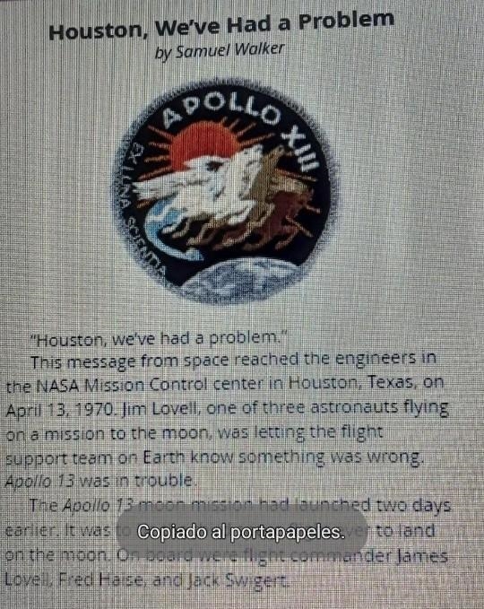 Which detail from the text supports the main Idea that Apollo 13 needed help? A.The-example-1