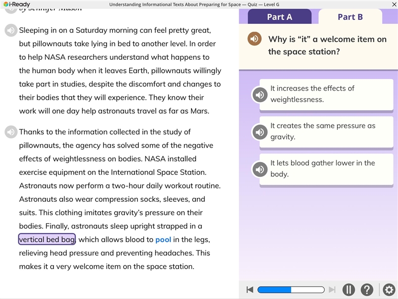 Why is “it” a welcoming item on the space station?-example-1