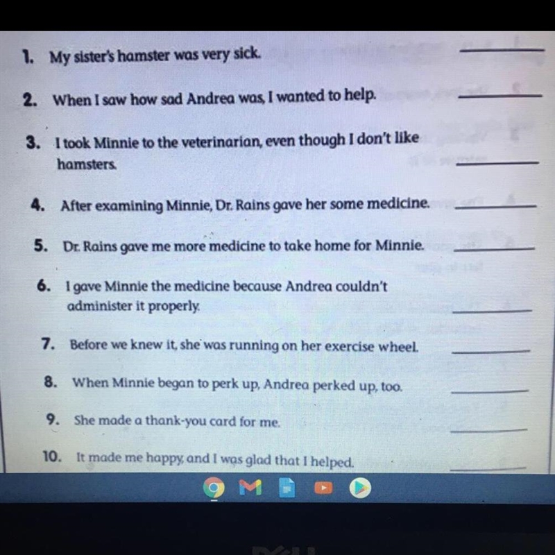 For each sentence, write Yes if it is a complex sentence or No if it is not-example-1