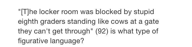 Help me pls A. simile B. metaphor C. personification D. hyperbole-example-1