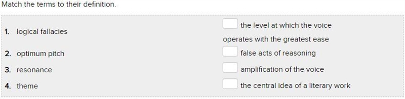 Match the terms to the definition-example-1