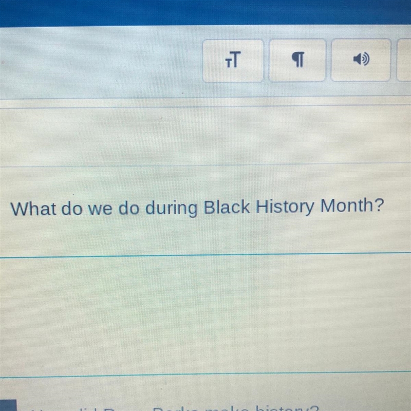 What do we do during Black History Month?-example-1