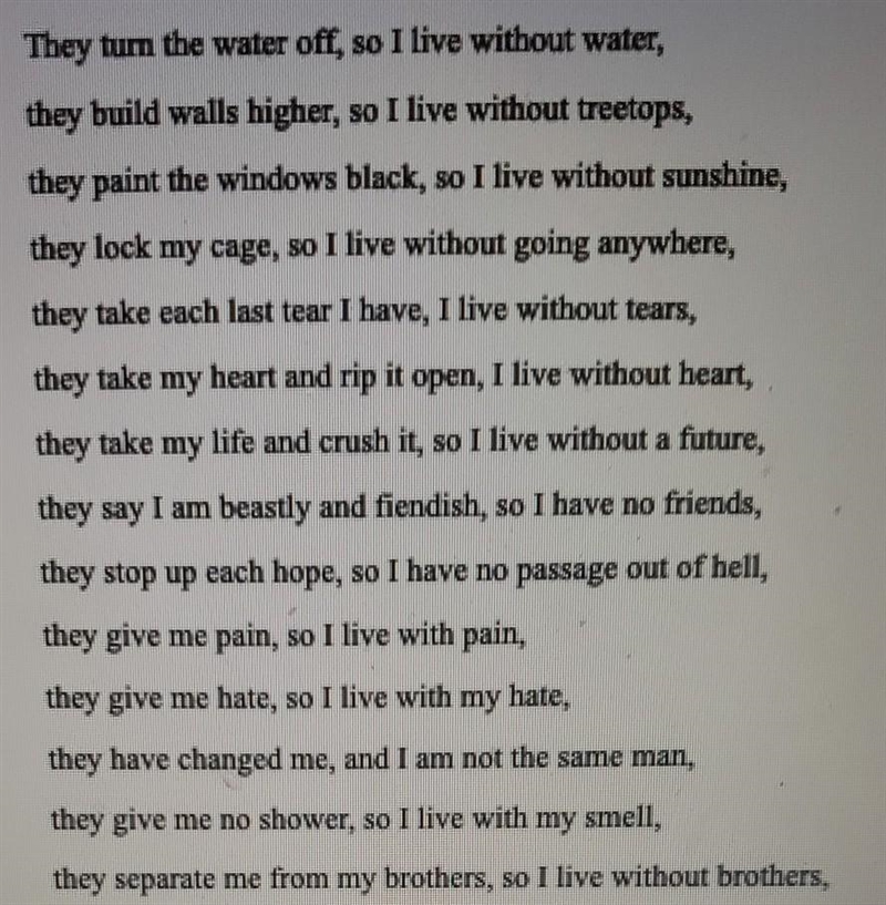 Reading Comprehension "Who Understands Me but Me ". How do diction and syntax-example-1