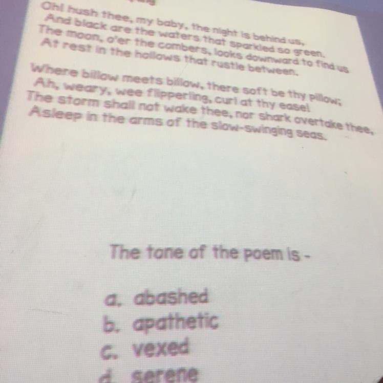 Help!! Thank you!! It’s a poem and I can’t understand it-example-1