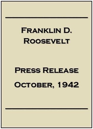 Summarize FDR's press release. Then, answer the following questions: Based on the-example-1