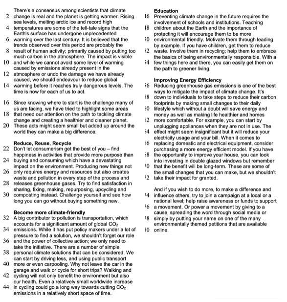 In lines 71 and 72 ‘shouldn’t take their impact for granted’ implies that in their-example-1