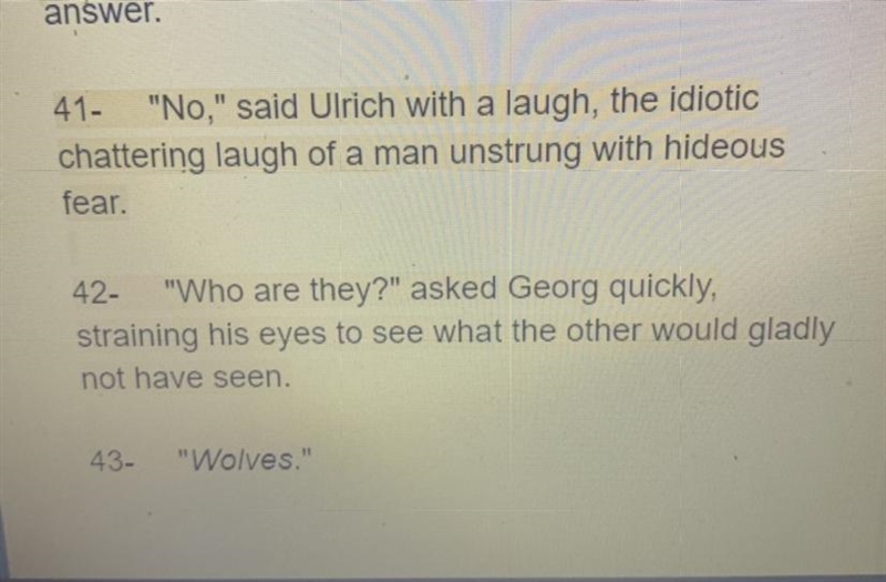 What is ironic in sec 41-43 A. The men were finally ready to end their feud when their-example-1