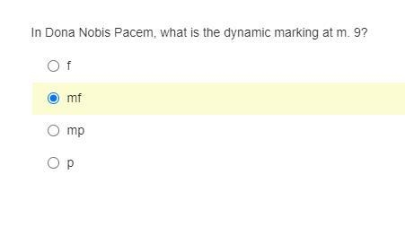 In Dona Nobis Pacem, what is the dynamic marking at m. 9?-example-1