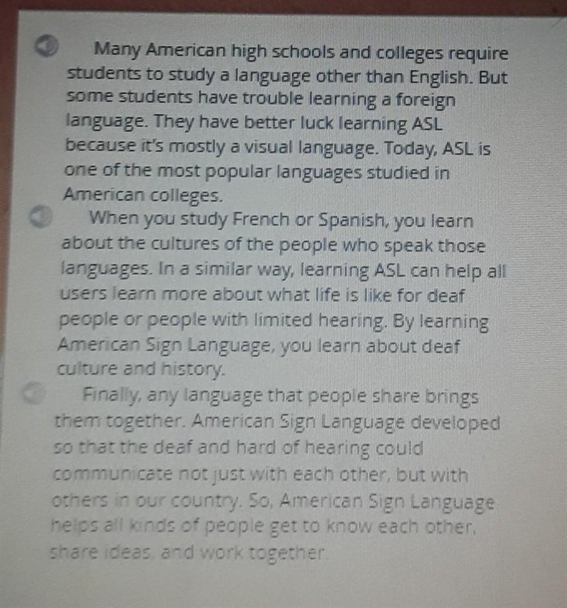 Why do you think learning sign language is important?​-example-1