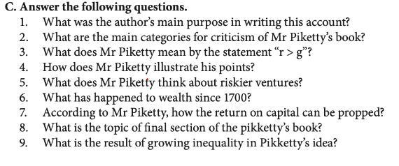 Can someone help me with these question book is Piketty fever bigger than Marx No-example-1