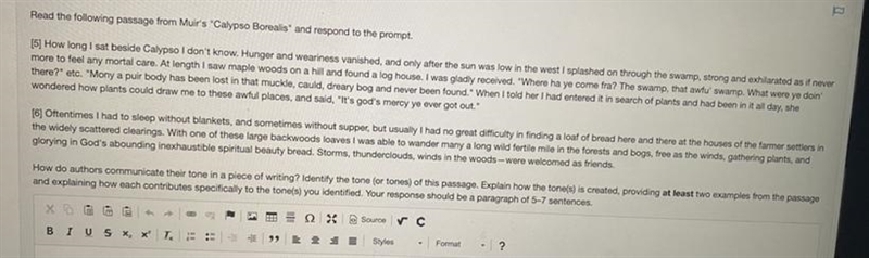 How do authors communicate their tone in a piece of writing? Identify the tone (or-example-1