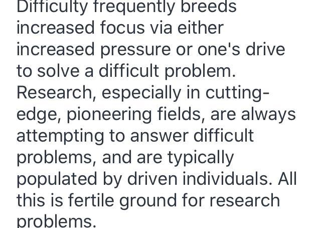 Why do you think research problems are more likely to be derived from circumstances-example-1