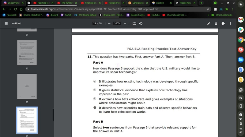 Please help quickly!!!!! Select two sentences from Passage 2 that support the inference-example-4