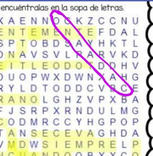 Can anyone find "cada año" in this word search? This is the only word I-example-1